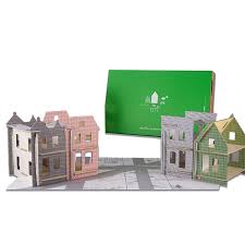 Build Your Own City – Cardboard Dollhouse Kit