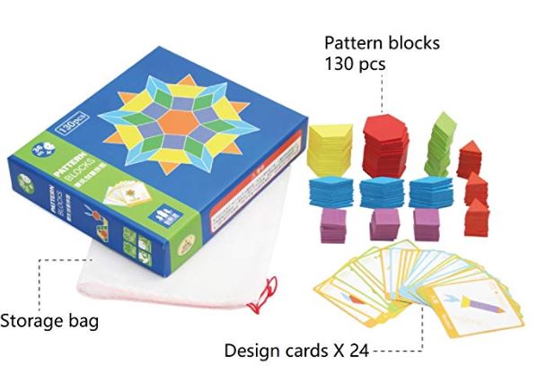 wooden pattern blocks