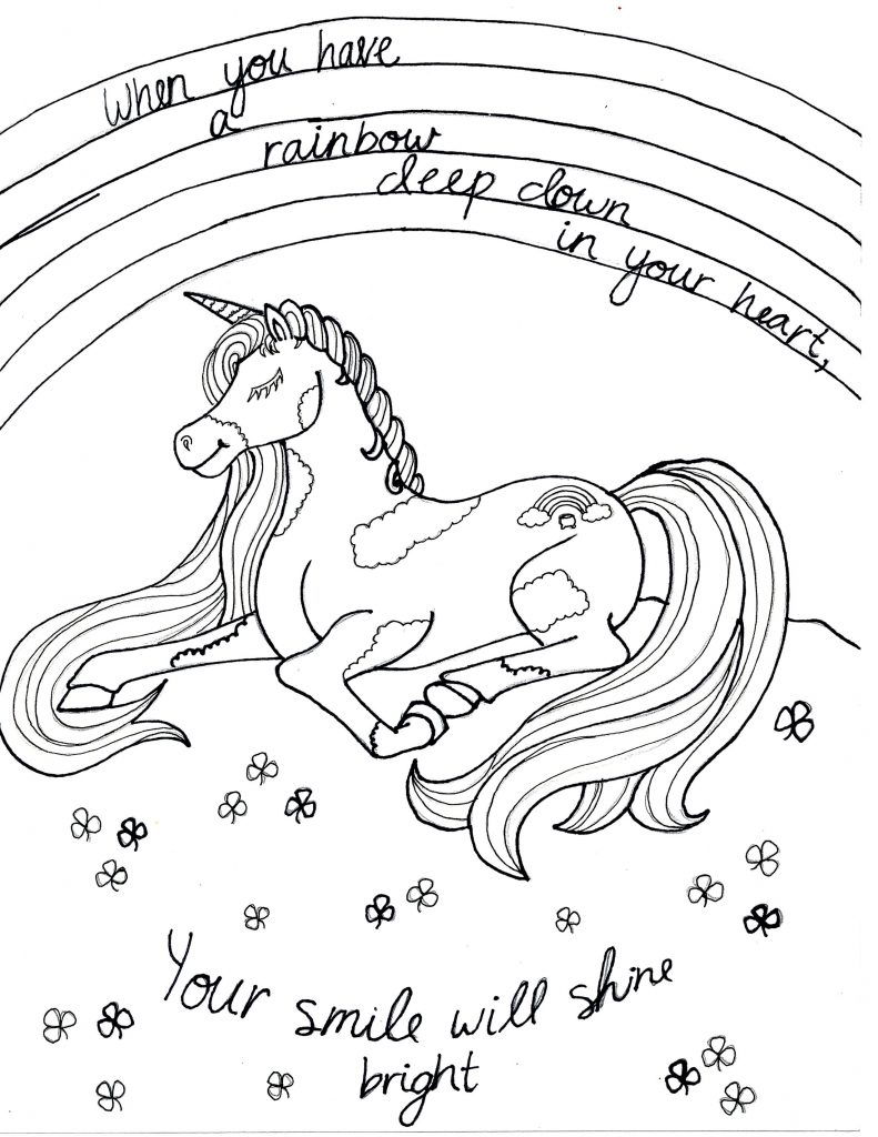 beautiful realistic unicorn coloring pages